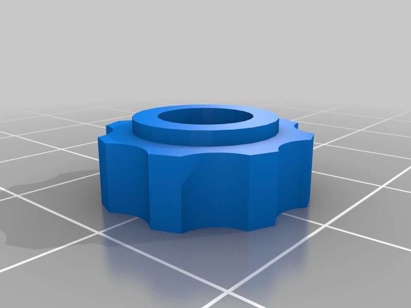 M4玫瑰拇指螺丝3D打印模型