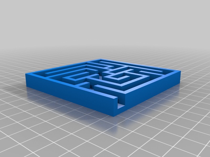 球迷宫3D打印模型