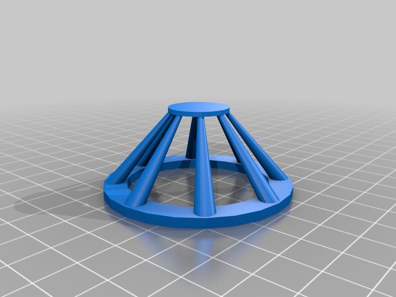 万向架支架的灯罩3D打印模型