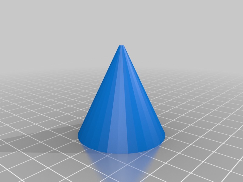 锥形3D打印模型