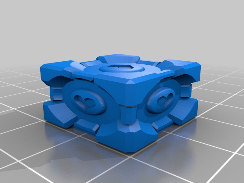 刻度方块3D打印模型