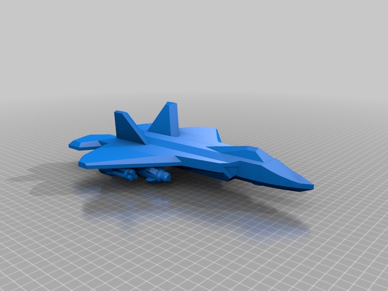 F-22猛禽飞机模型3D打印模型