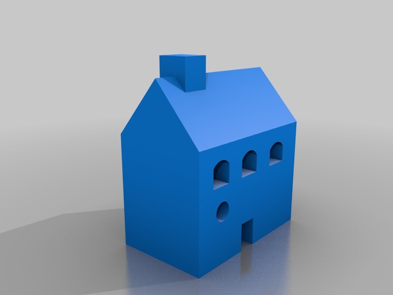 房屋模型3D打印模型