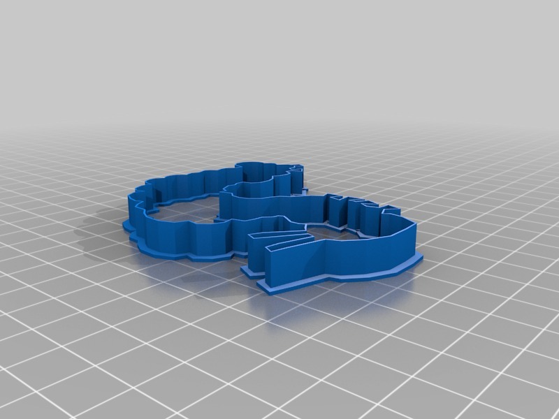 毛虫饼干造型3D打印模型