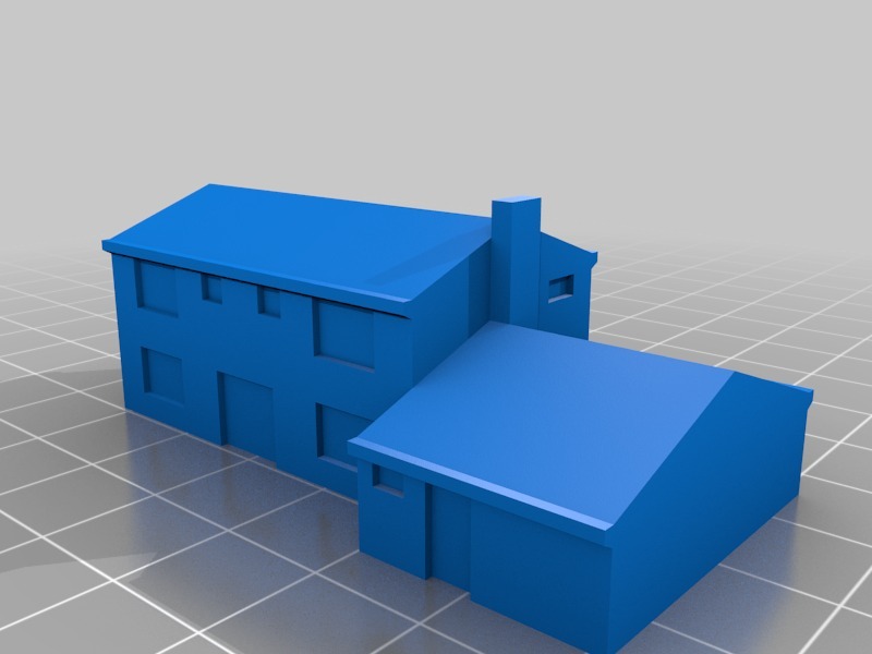 房子3D打印模型