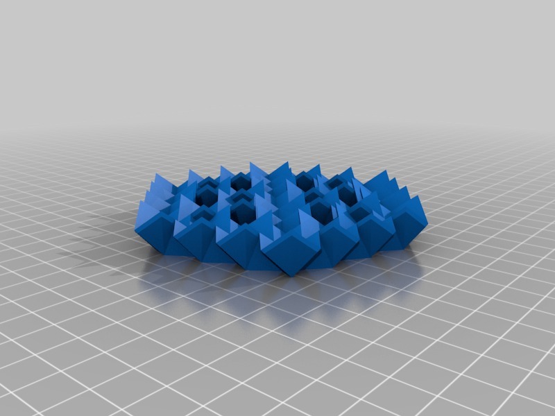 外推法方块模型3D打印模型