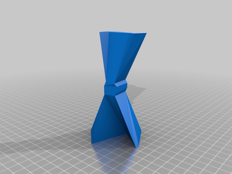蝴蝶结3D打印模型