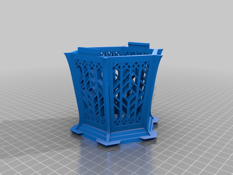 中国风灯笼3D打印模型