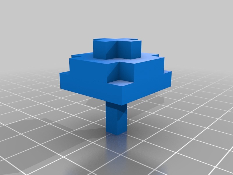 Minecraft世界之树3D打印模型