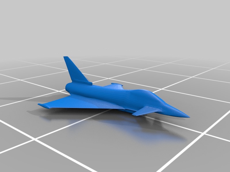 欧洲战斗机台风模型3D打印模型