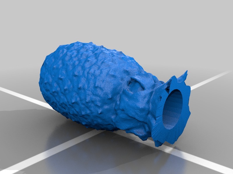 菠萝笔筒3D打印模型