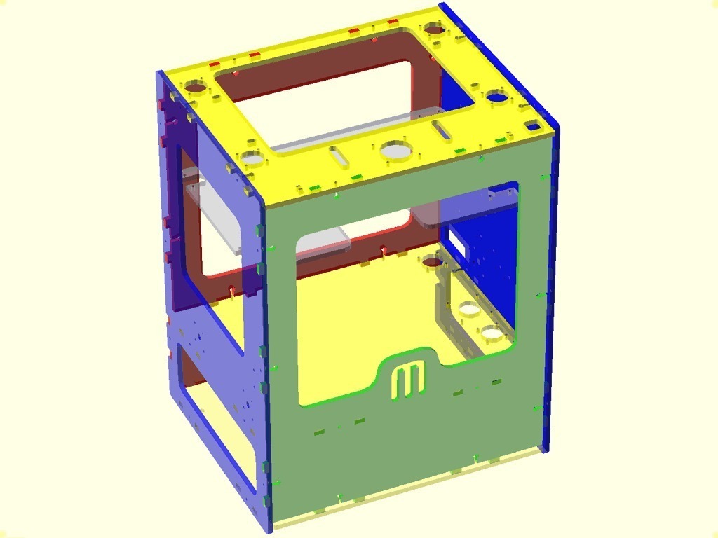 外壳框架模型3D打印模型