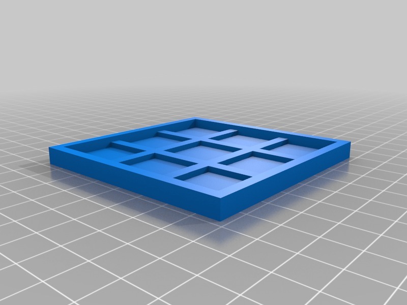 井字棋板3D打印模型
