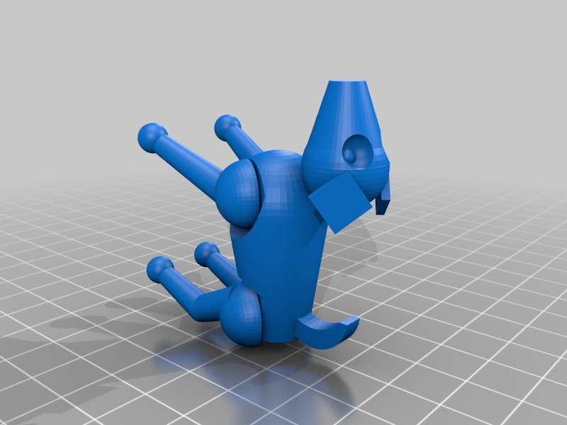 机器人小狗3D打印模型