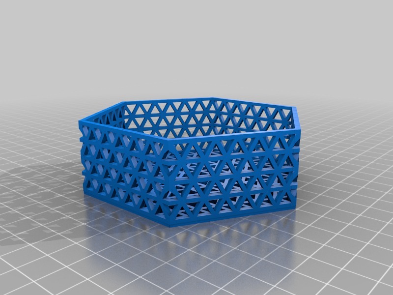 镂空盒子3D打印模型