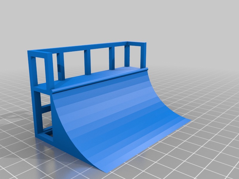 滑板坡道3D打印模型