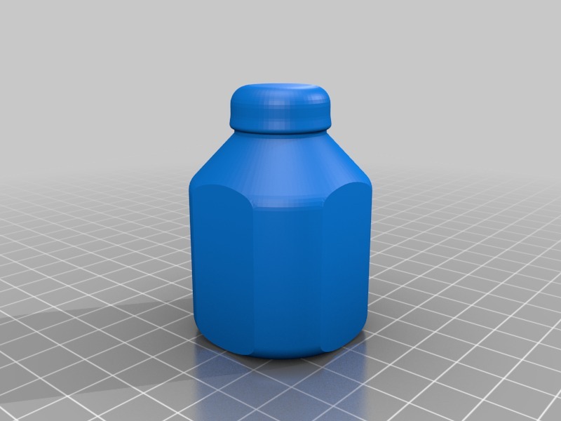 果汁瓶3D打印模型