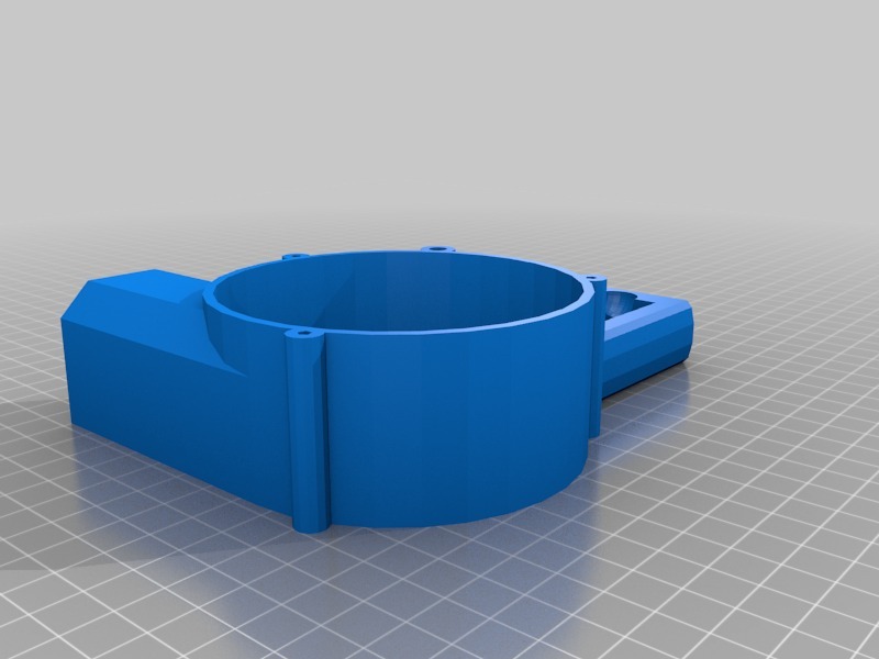 电壁炉波纹管3D打印模型