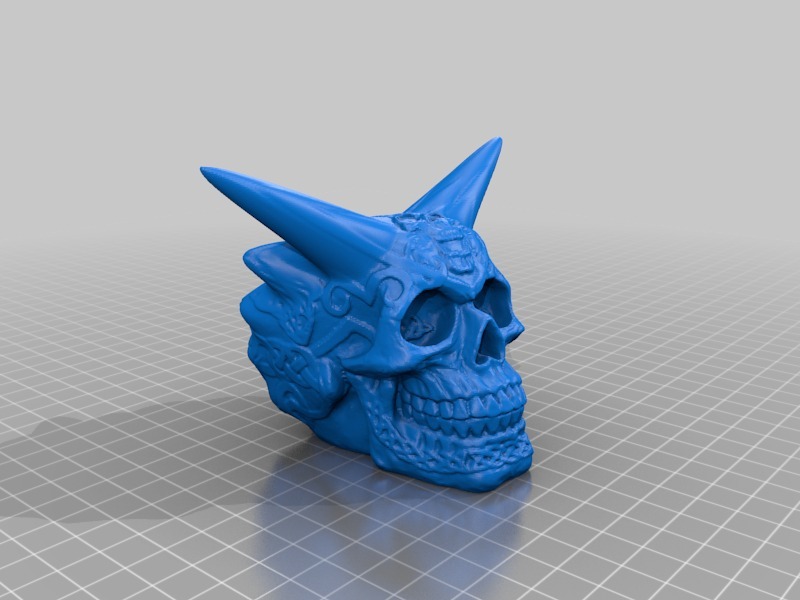 凯尔特人头骨3D打印模型