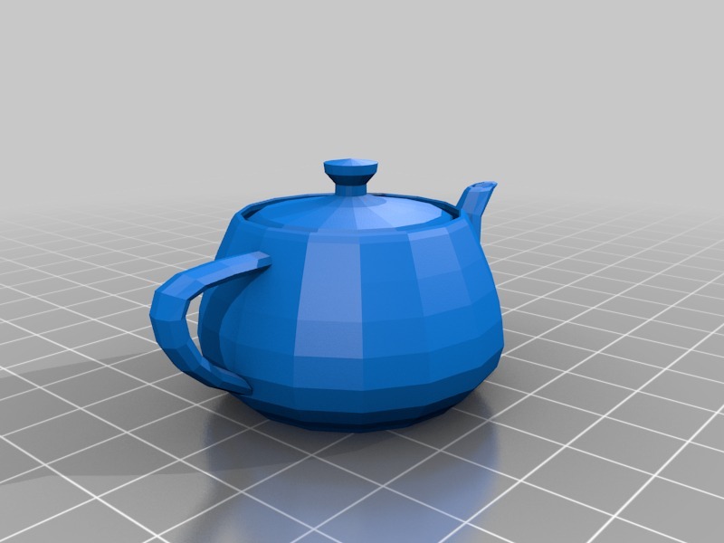 犹他茶壶3D打印模型