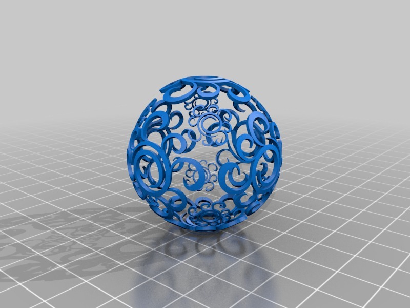 球3D打印模型