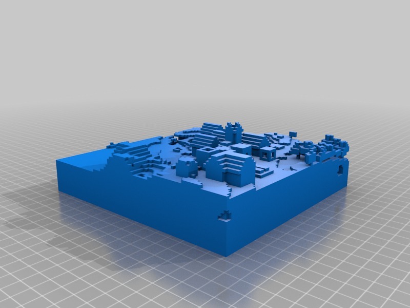 村庄模型3D打印模型