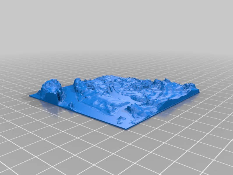 纽约地图3d打印3D打印模型
