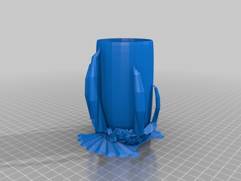 怪物杯模型3D打印模型