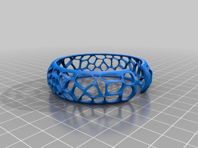 珊瑚状的袖口3D打印模型