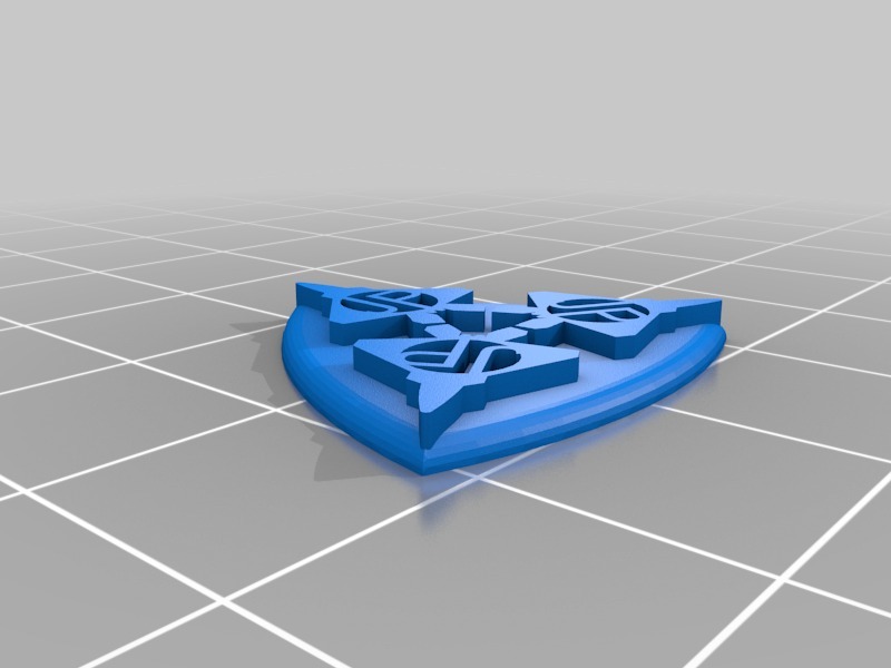 定制设计零件的标志3D打印模型