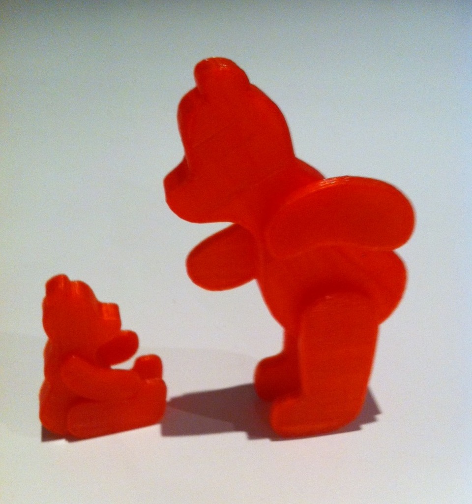 小熊模型3D打印模型