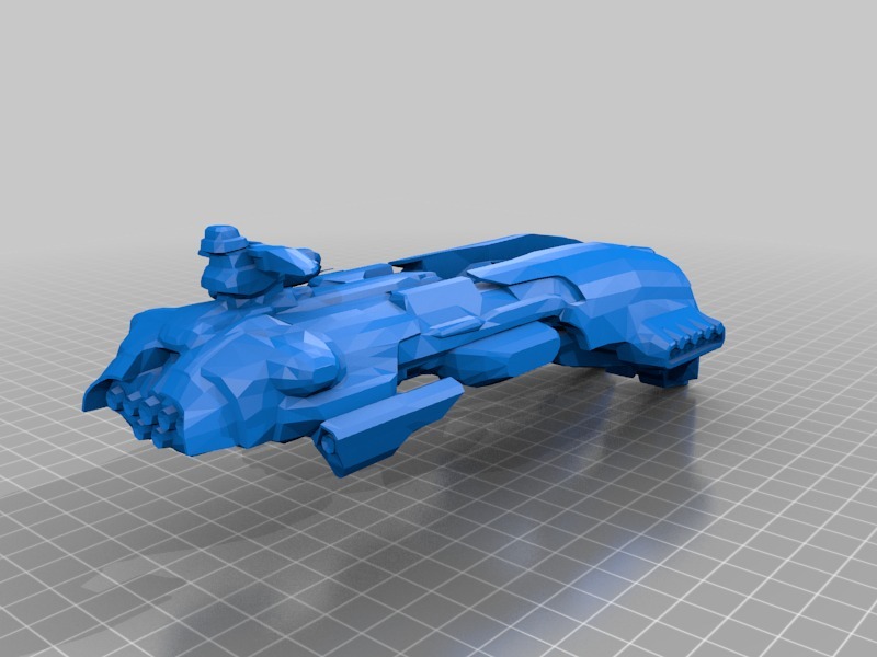 盖伦特战舰模型3D打印模型