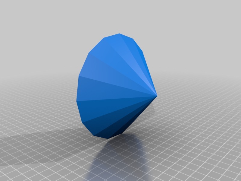 钻石模型3D打印模型