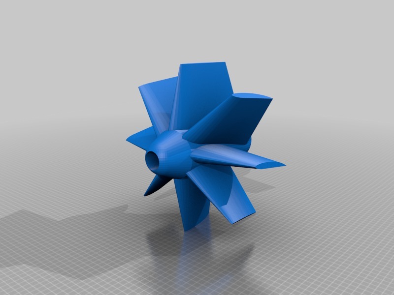 风轮模型3D打印模型