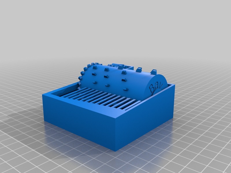 参数化的音乐盒3D打印模型