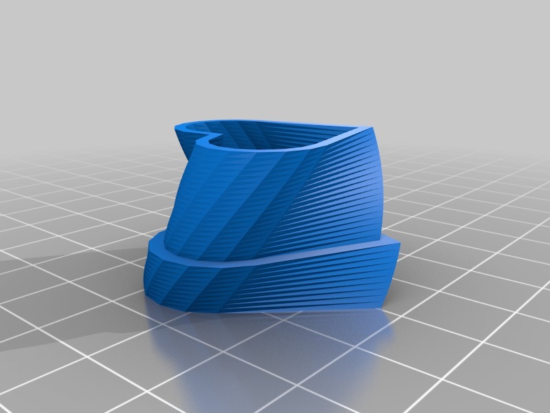 扭曲心形盒3D打印模型