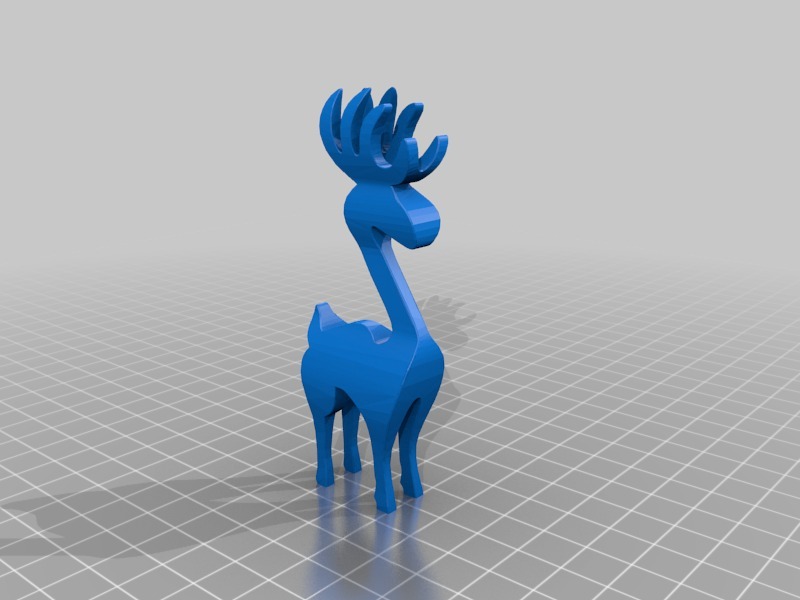驯鹿3D打印模型