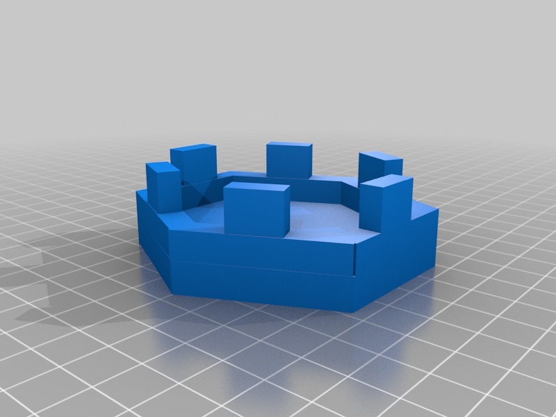 桌面级堡垒3D打印模型