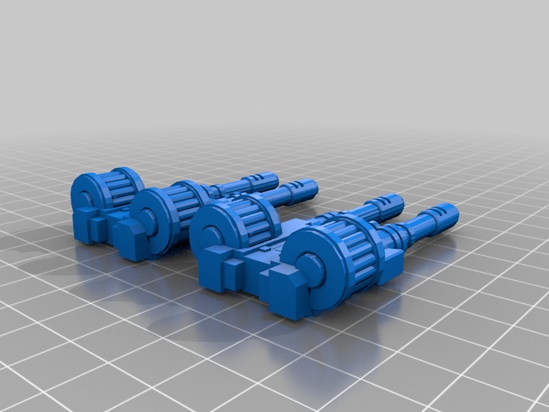 自动炮组件3D打印模型