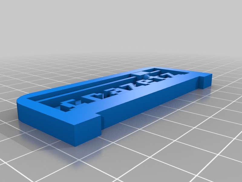 文字板3D打印模型