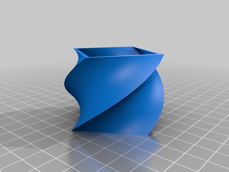 扭立方体3D打印模型