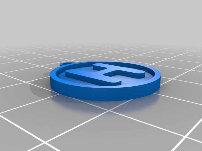 钥匙圈3D打印模型