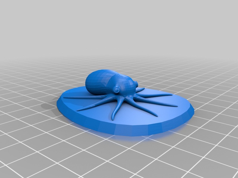 章鱼3D打印模型
