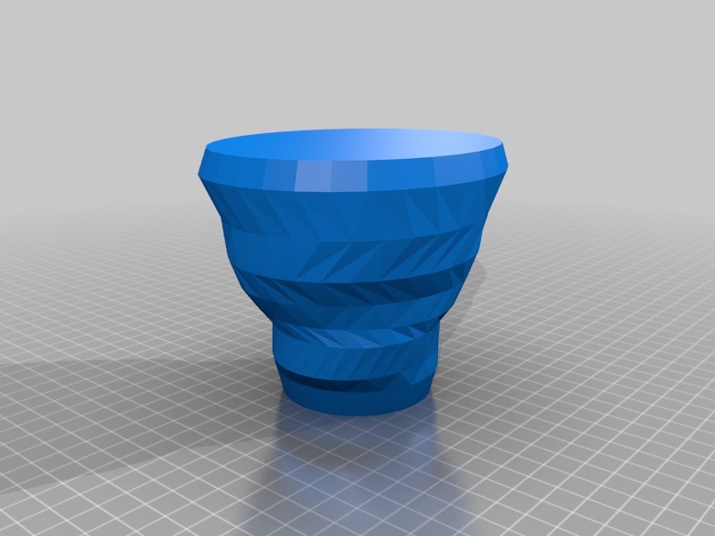 奇怪的是对称的花瓶3D打印模型