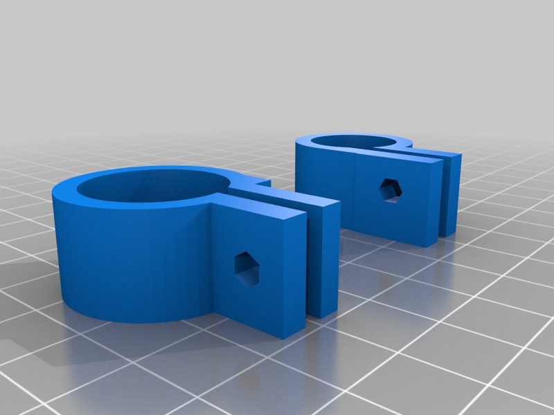 十字接头管夹3D打印模型