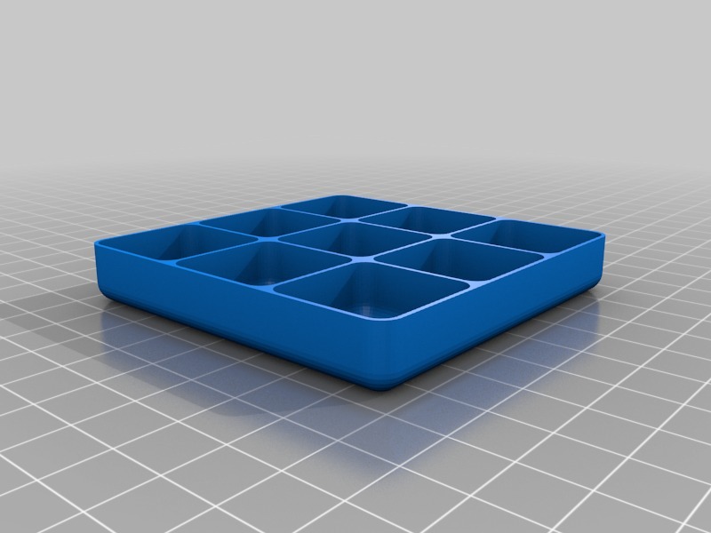 方形托盘3D打印模型