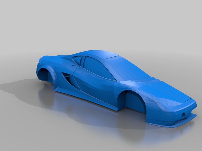 小轿车模型3D打印模型