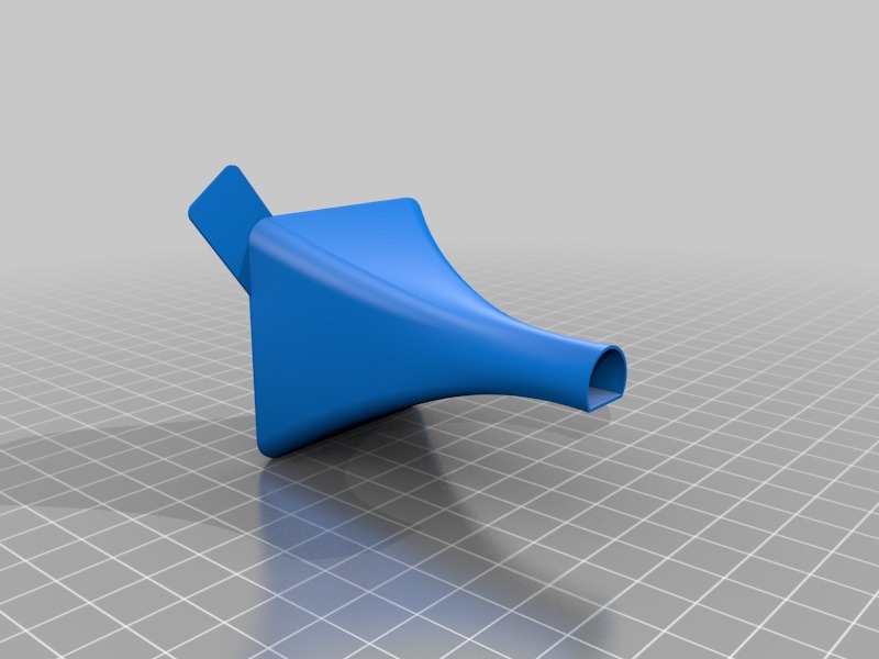 微型气流漏斗3D打印模型