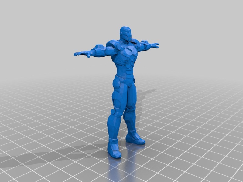 战争机器和钢铁侠3D打印模型