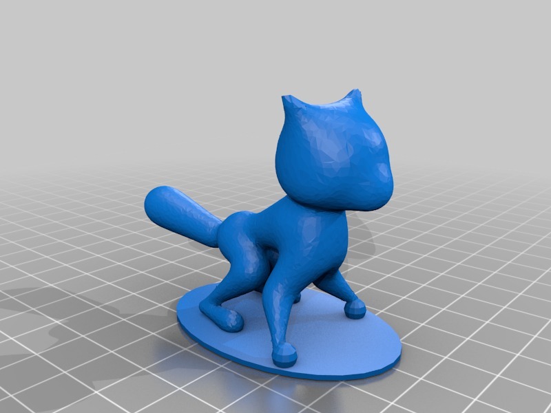 小猫3D打印模型